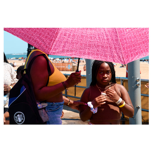 PINK UMBRELLA, CONEY ISLAND, 2025