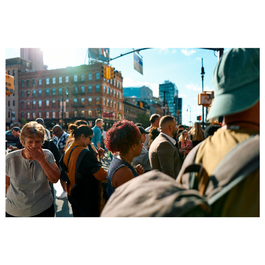 SHOCKED WOMAN, MEATPACKING, 2025
