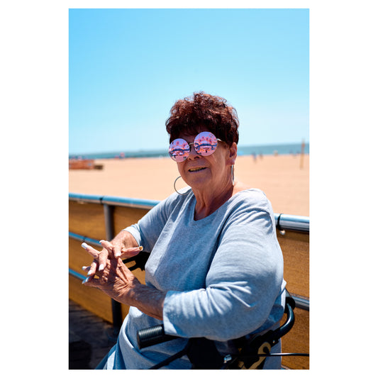 WOMAN ON BROADWALK, 2025
